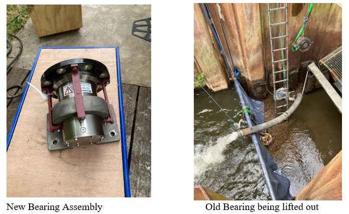 bearing Changing the bottom bearing